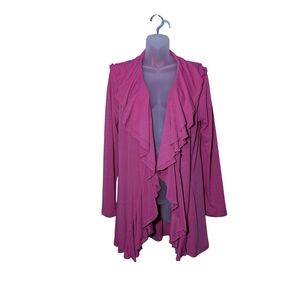 Elegant Pink Women's Cardigan